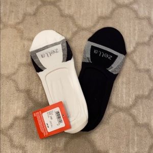 Black and white pair socks